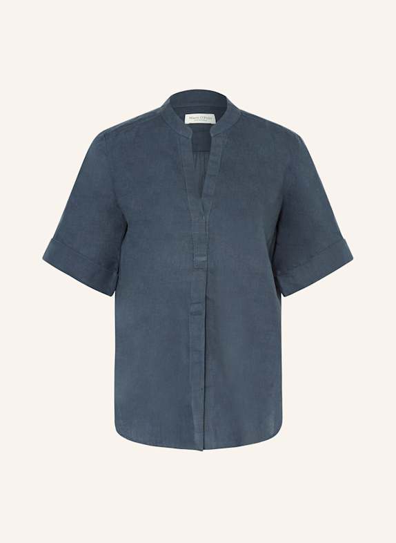 Marc O'Polo Blusenshirt aus Leinen BLAU