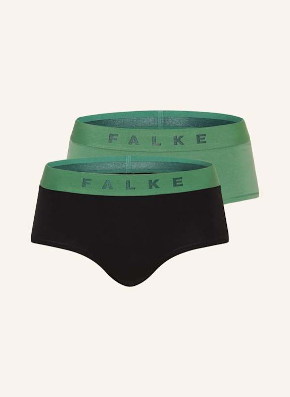 FALKE 2er-Pack Panties DAILY COMFORT SCHWARZ/ GRÜN
