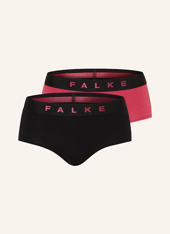 FALKE 2er-Pack Panties DAILY COMFORT SCHWARZ/ HELLROT