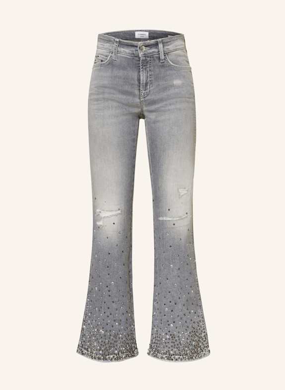 CAMBIO FRANESCA jeans with decorative gems 5314 summer modern distressed