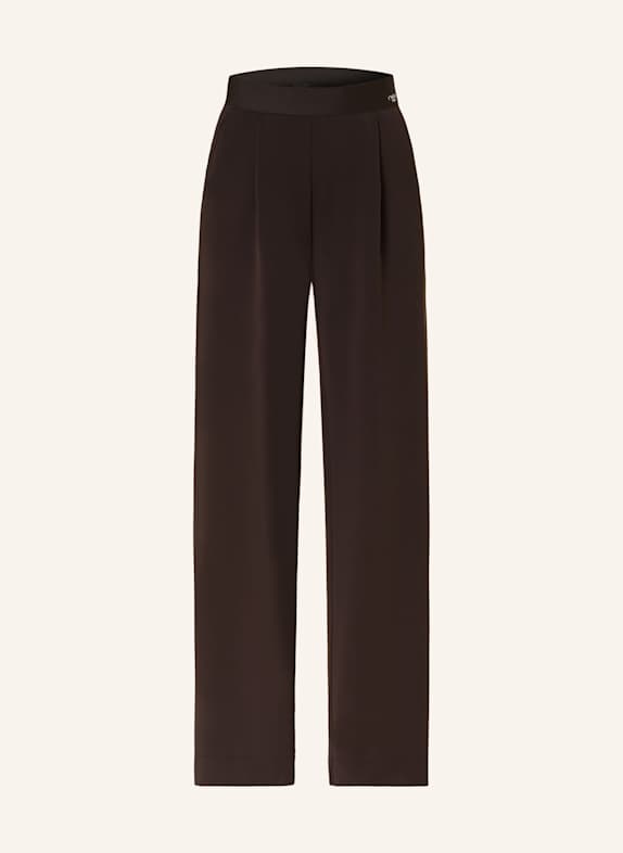 CAMBIO Jerseyhose ARINA im Jogging-Stil DUNKELBRAUN