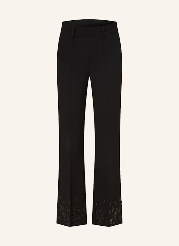 CAMBIO Hose FRANCOISE mit Pailletten SCHWARZ