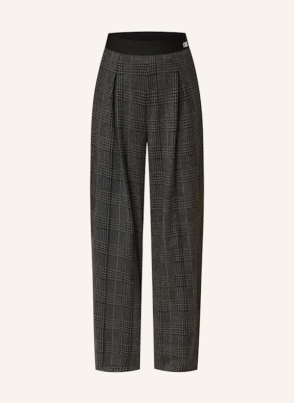 CAMBIO Jerseyhose ELENOR SCHWARZ/ DUNKELGRAU