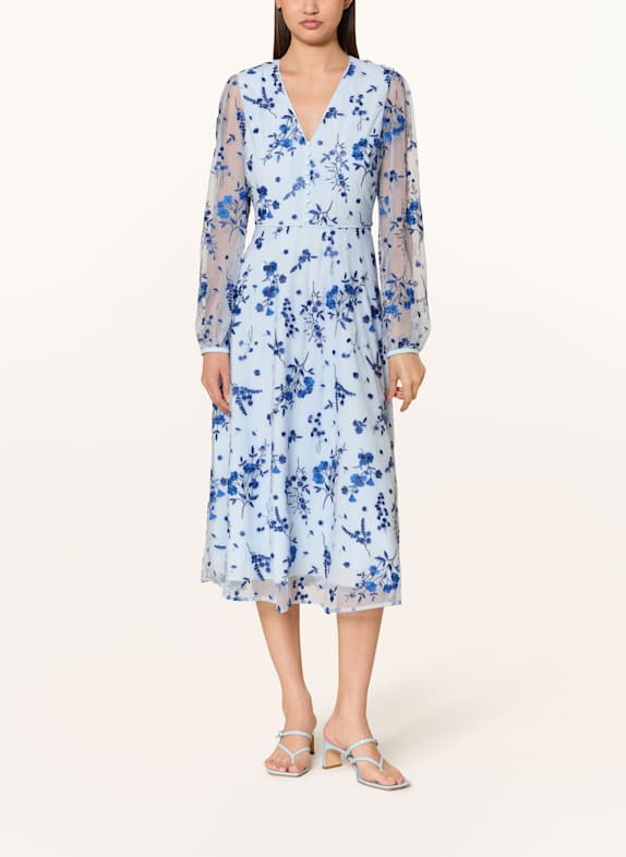 HOBBS Kleid ELLA HELLBLAU/ DUNKELBLAU