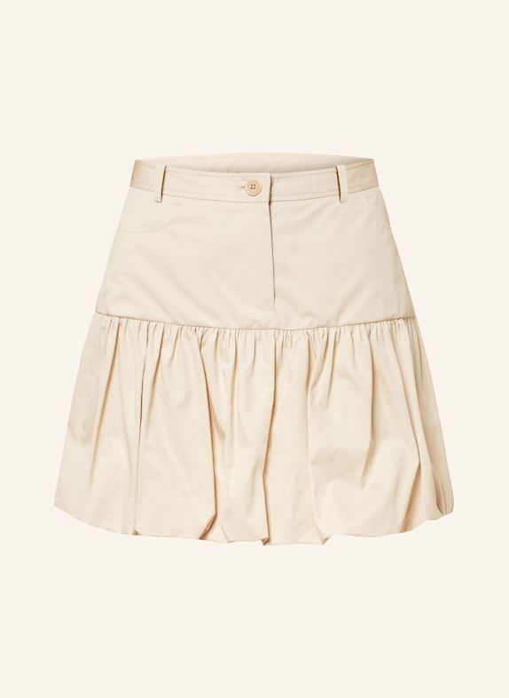 CLAUDIE PIERLOT Rock mit Rüschen CREME