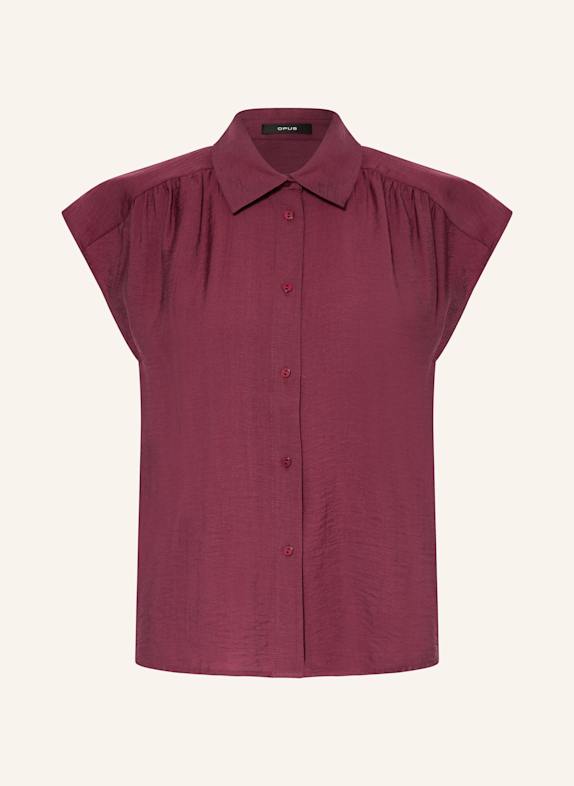 OPUS Hemdbluse FAIRI DUNKELROT