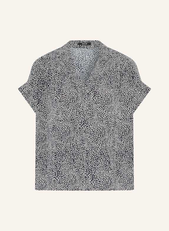 OPUS Blusenshirt FILVA DUNKELBLAU/ ECRU