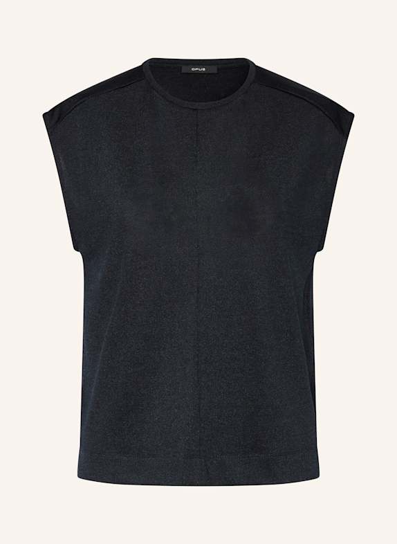 OPUS T-Shirt SLUMMI DUNKELBLAU