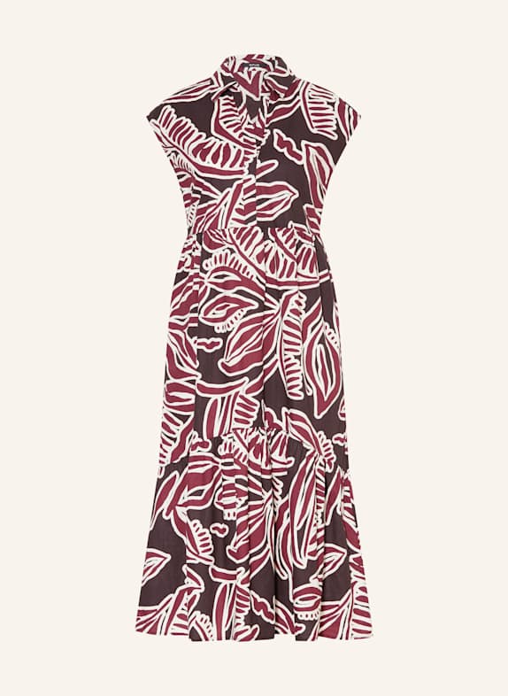 OPUS Kleid WERISA TROPICAL DUNKELROT/ DUNKELBRAUN