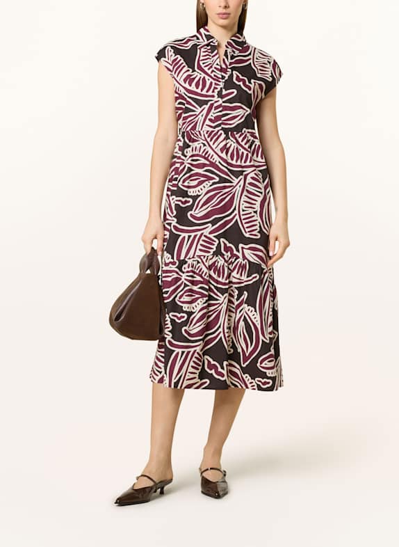 OPUS Kleid WERISA TROPICAL DUNKELROT/ DUNKELBRAUN