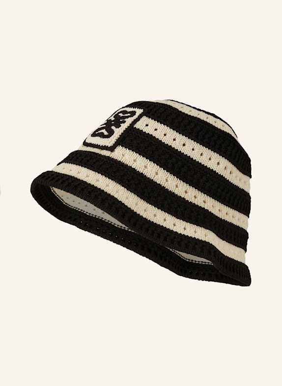 SANDRO Bucket-Hat SCHWARZ/ ECRU