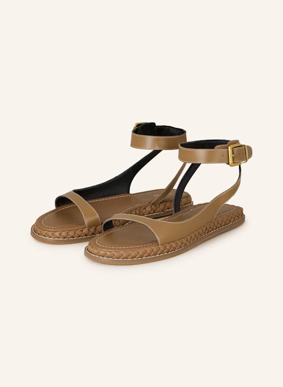 REISS Sandals GABI LIGHT BROWN