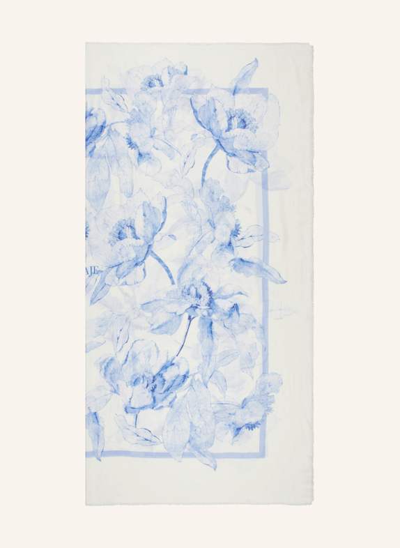 maje Tuch WEISS/ HELLBLAU