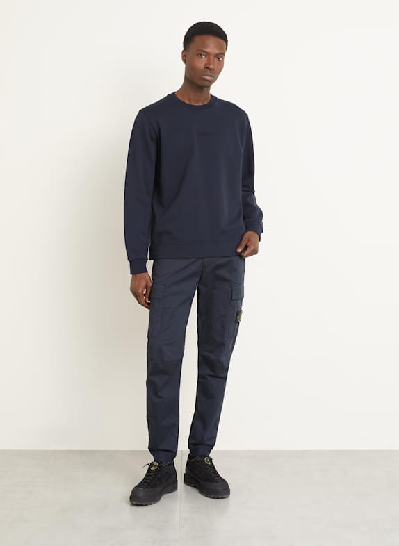 STONE ISLAND Sweatshirt DUNKELBLAU