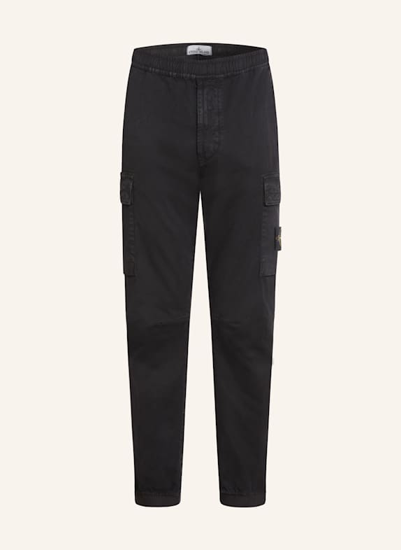STONE ISLAND Cargohose SCHWARZ