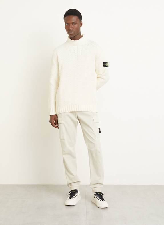 STONE ISLAND Pullover CREME