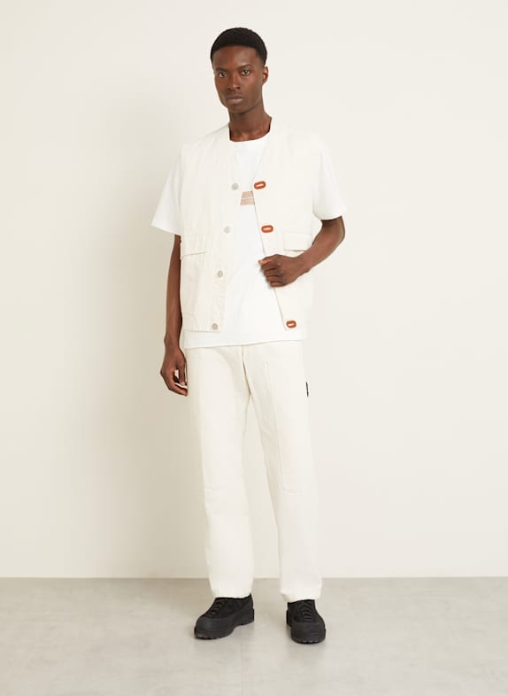 STONE ISLAND T-Shirt ECRU