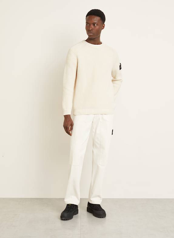 STONE ISLAND Pullover CREME