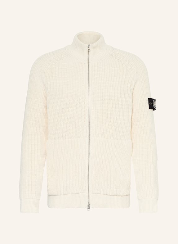 STONE ISLAND Strickjacke CREME