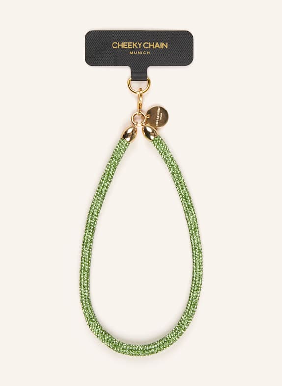 CHEEKY CHAIN MUNICH Smartphone-Anhänger ESTELLE GRÜN