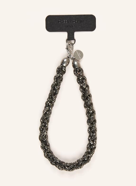 Pattern Skip filter Smartphone pendant AURORA BLACK/ SILVER