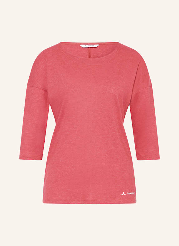 VAUDE T-Shirt NEYLAND mit 3/4-Arm HELLROT