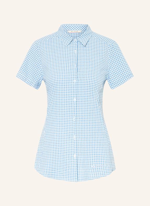 VAUDE Outdoor-Bluse SEILAND III BLAU/ WEISS