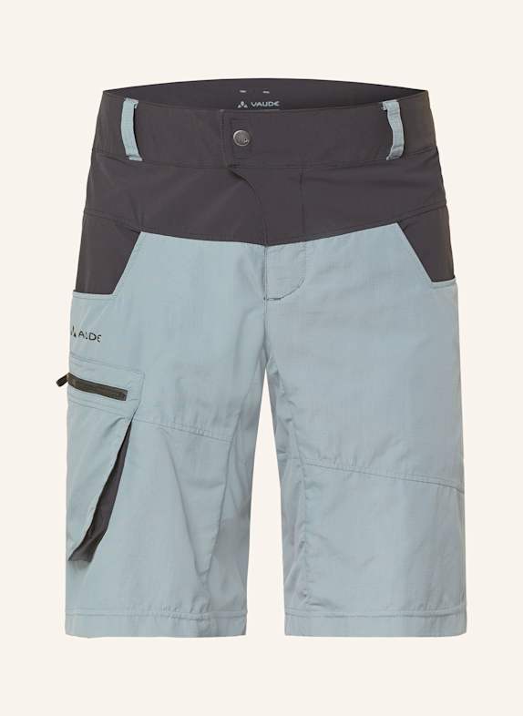 VAUDE Radhose QIMSA mit gepolsterter Innenhose BLAUGRAU/ SCHWARZ
