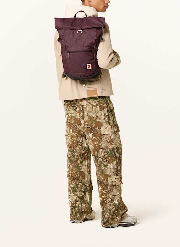 FJÄLLRÄVEN Rugzak HIGH COAST FOLDSACK 24 l DONKERROOD