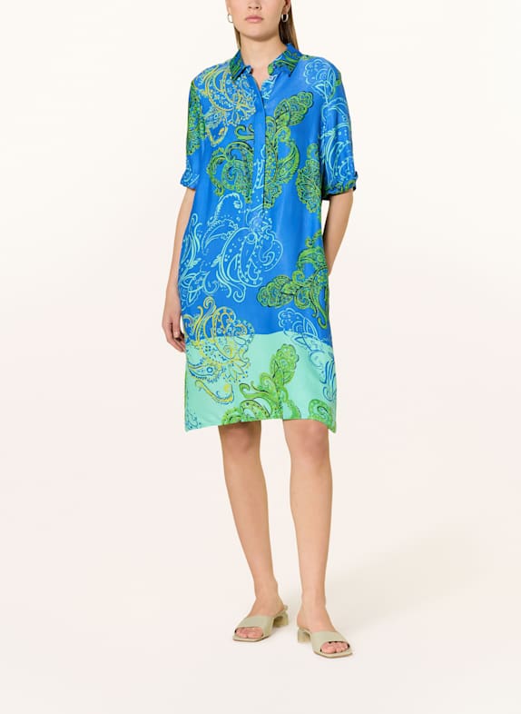 Betty Barclay Satinkleid GRÜN / BLAU