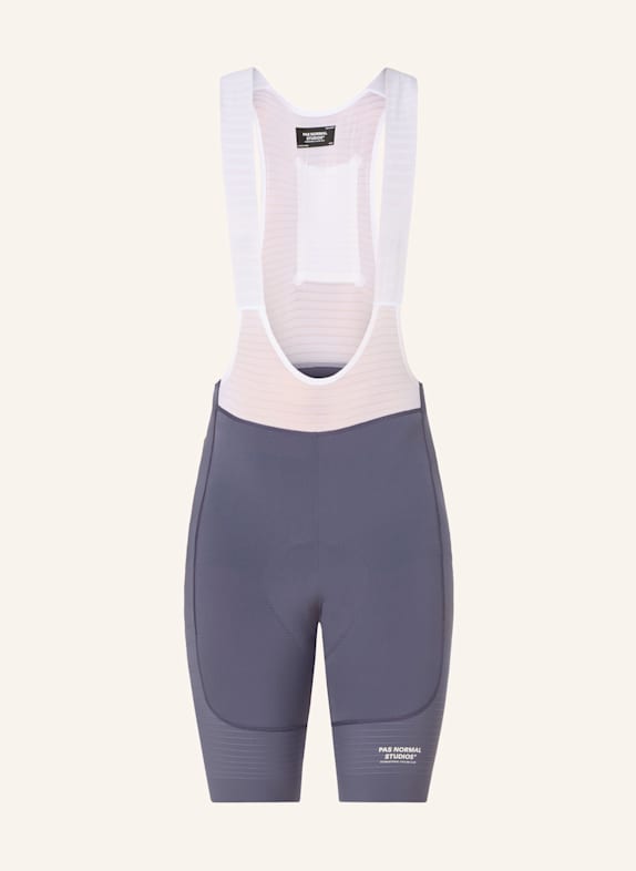 PAS NORMAL STUDIOS Radhose MECHANISM PRO mit Trägern und gepolstertem Einsatz BLAU