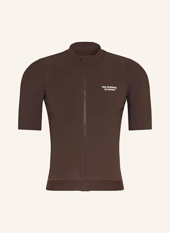 PAS NORMAL STUDIOS Cycling jersey ESSENTIAL BROWN