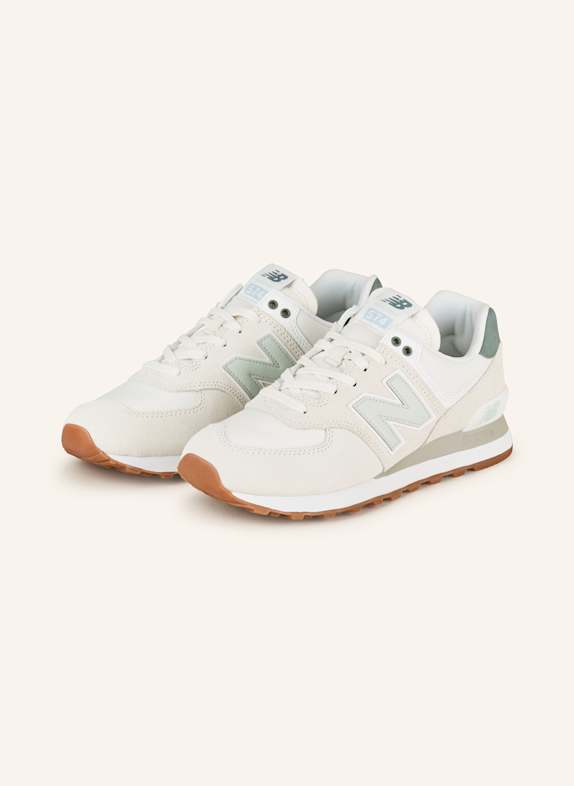 new balance Sneakersy 574 KREMOWY/ ECRU/ MIĘTOWY