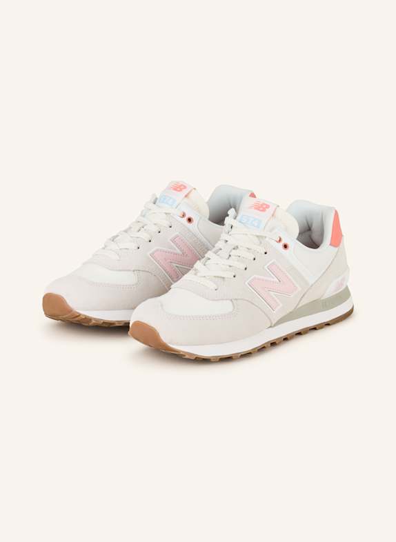 new balance Sneakersy 574 JASNOCZARY/ RÓŻOWY/ ECRU