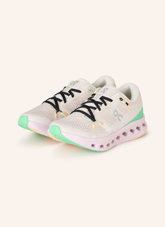 On Laufschuhe CLOUDSURFER 2 CREME/ HELLROSA/ ROSA