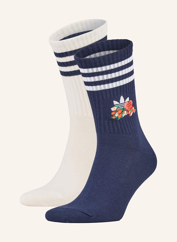 adidas Originals 2er-Pack Socken ADIDAS ORIGINALS × MADE BY NELSON CREW WHITE/NINDIG