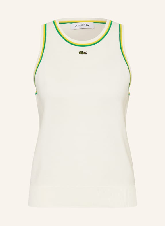 LACOSTE Stricktop ECRU