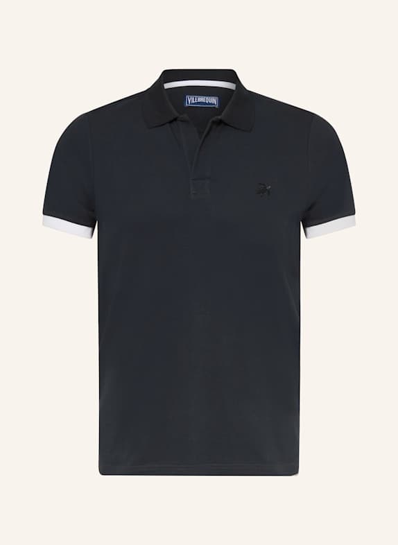 VILEBREQUIN Piqué-Poloshirt PALATIN Regular Fit SCHWARZ