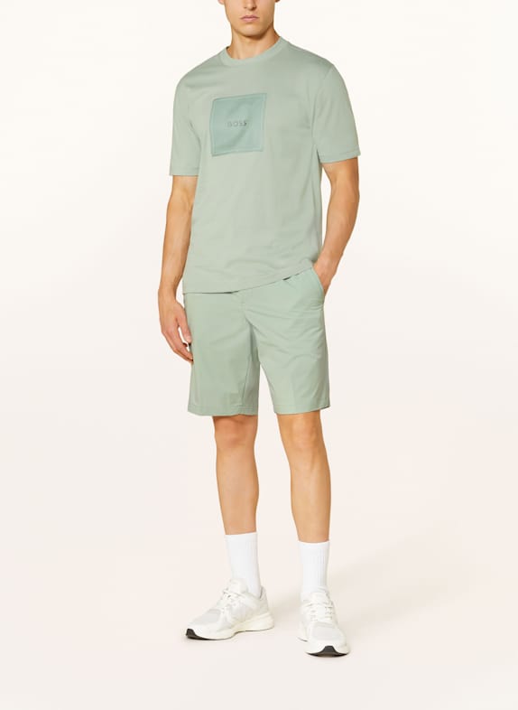 BOSS Shorts SPEEDFLEX Slim Fit LJUSGRÖN