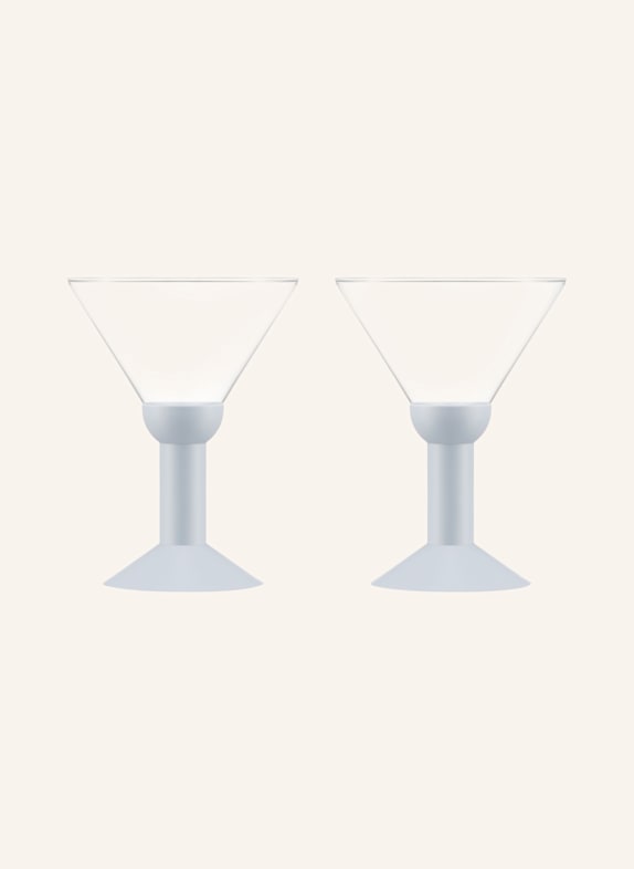 bodum Kieliszki do martini OKTETT, 2 szt. SZARY