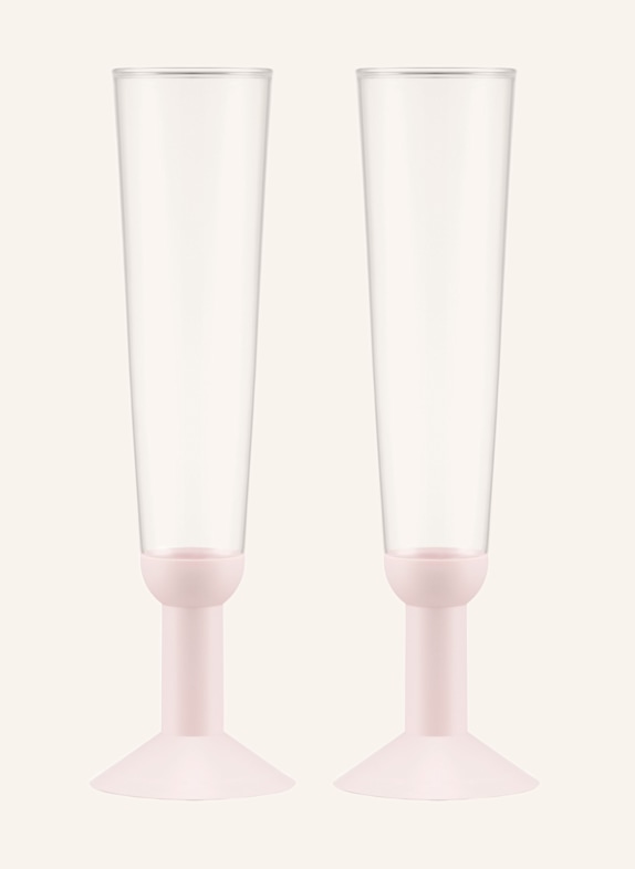 bodum Kieliszki do szampana, 2 szt. JASNORÓŻOWY/ JASNOZIELONY/ NIEBIESKI