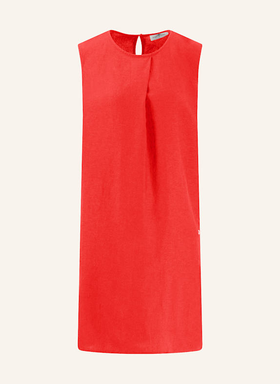 FYNCH-HATTON Kleid mit Leinen ROT
