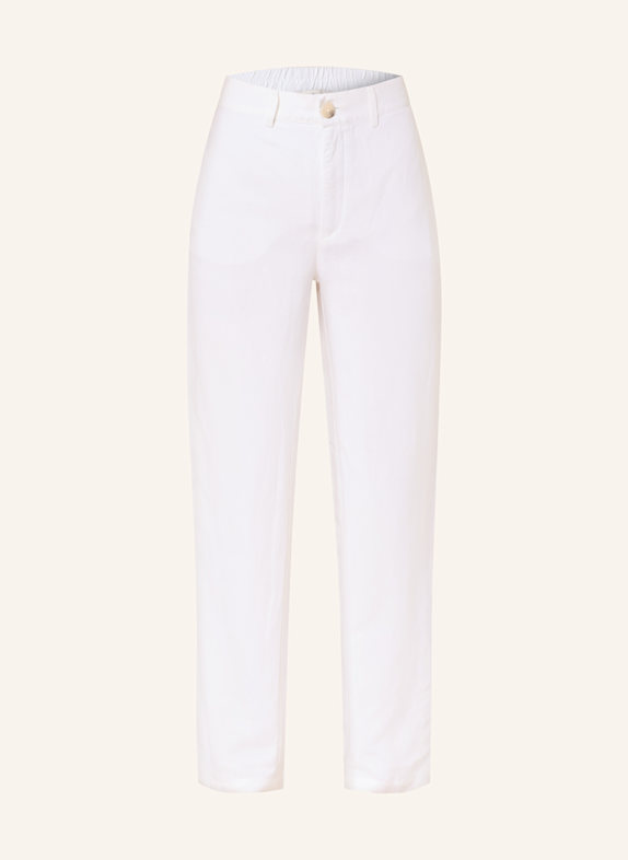 FYNCH-HATTON Hose mit Leinen WEISS