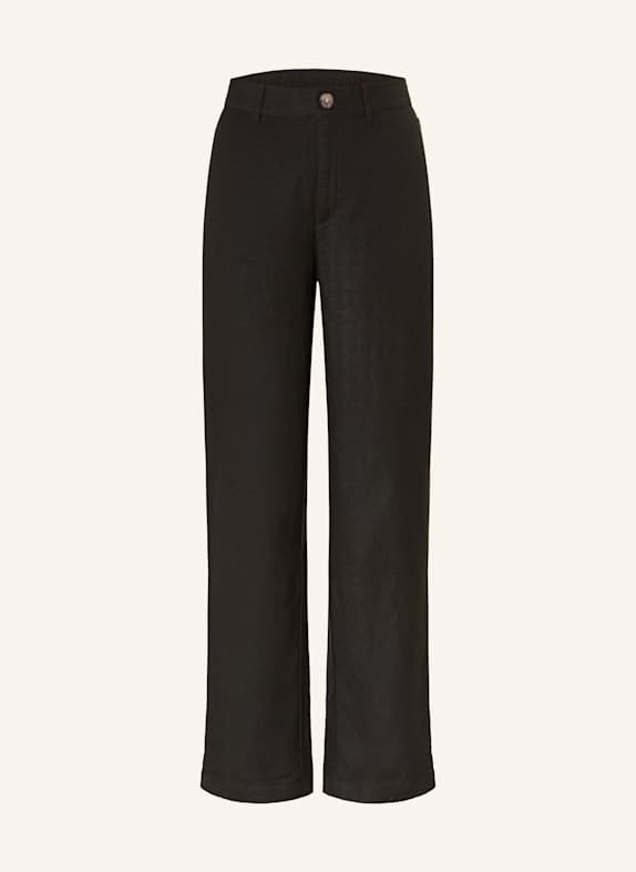 FYNCH-HATTON Hose mit Leinen SCHWARZ