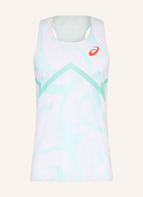ASICS Lauftop LIGHT KNIT SINGLET WEISS/ MINT