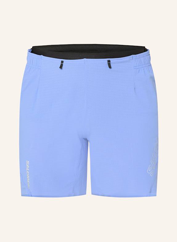 SALOMON 2-in-1-Laufshorts SENSE AERO BLAU