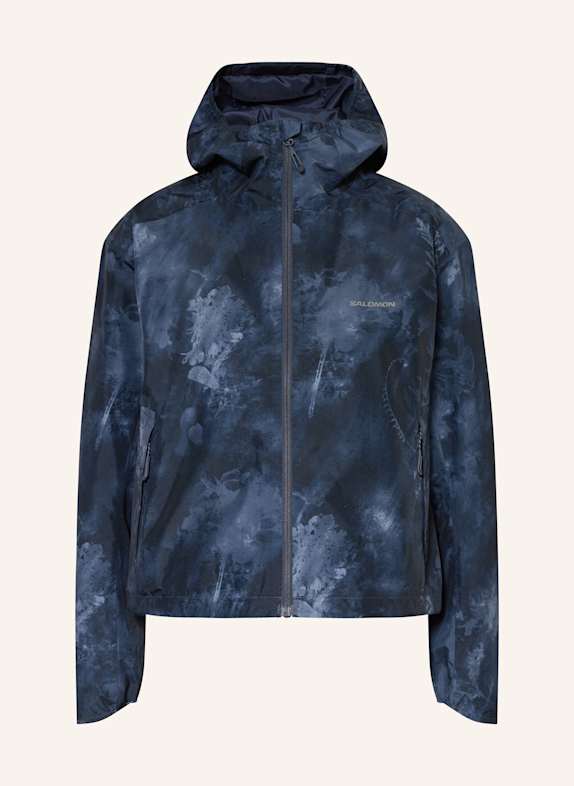 SALOMON Kurtka przeciwdeszczowa OUTSCAPE 2L SHORT GRANATOWY