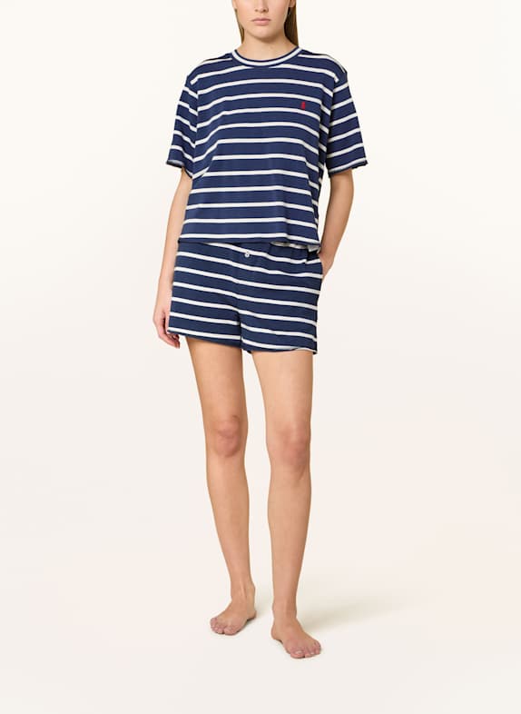 POLO RALPH LAUREN Loungeset DONKERBLAUW / WIT