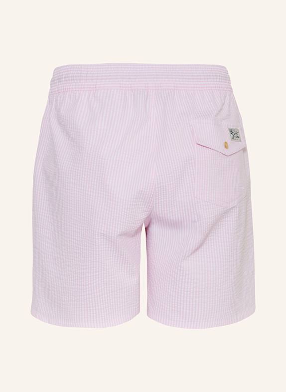 POLO RALPH LAUREN zwembroek ROSE CLAIR / WIT
