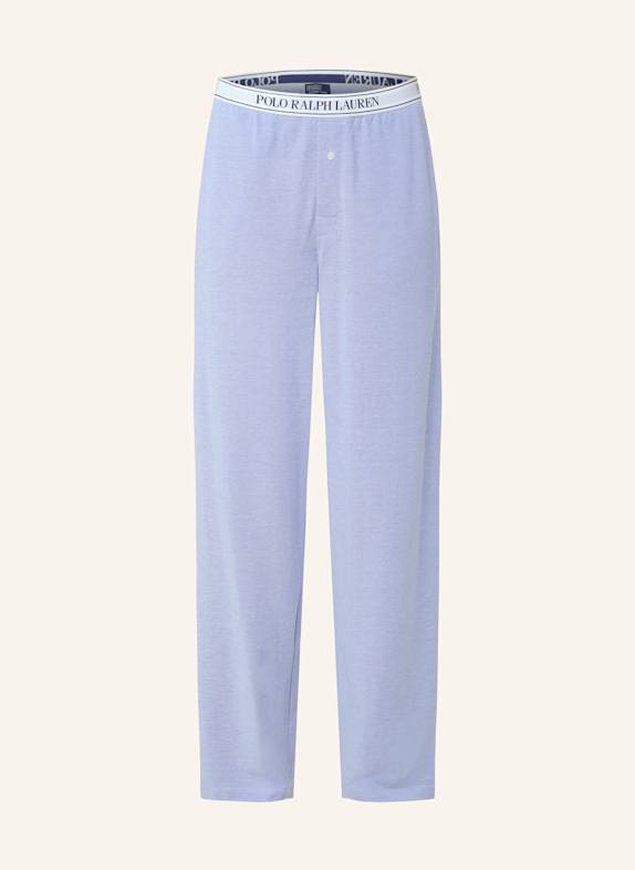 POLO RALPH LAUREN Schlafhose aus Piqué HELLBLAU